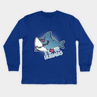 Lovely shark Kids Long Sleeve T-Shirt